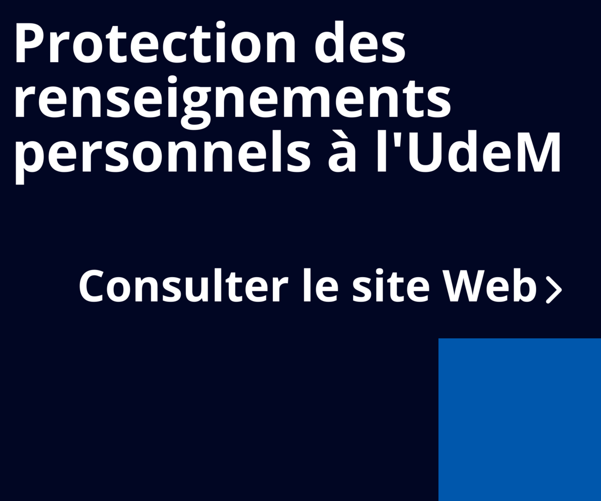 Site Web sur la protection des renseignements personnels